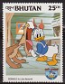 Bhutan 1984 Walt Disney 25 CH Multicolor Scott 464. Bhutan 1984 Scott 464 Donald Duck. Uploaded by susofe